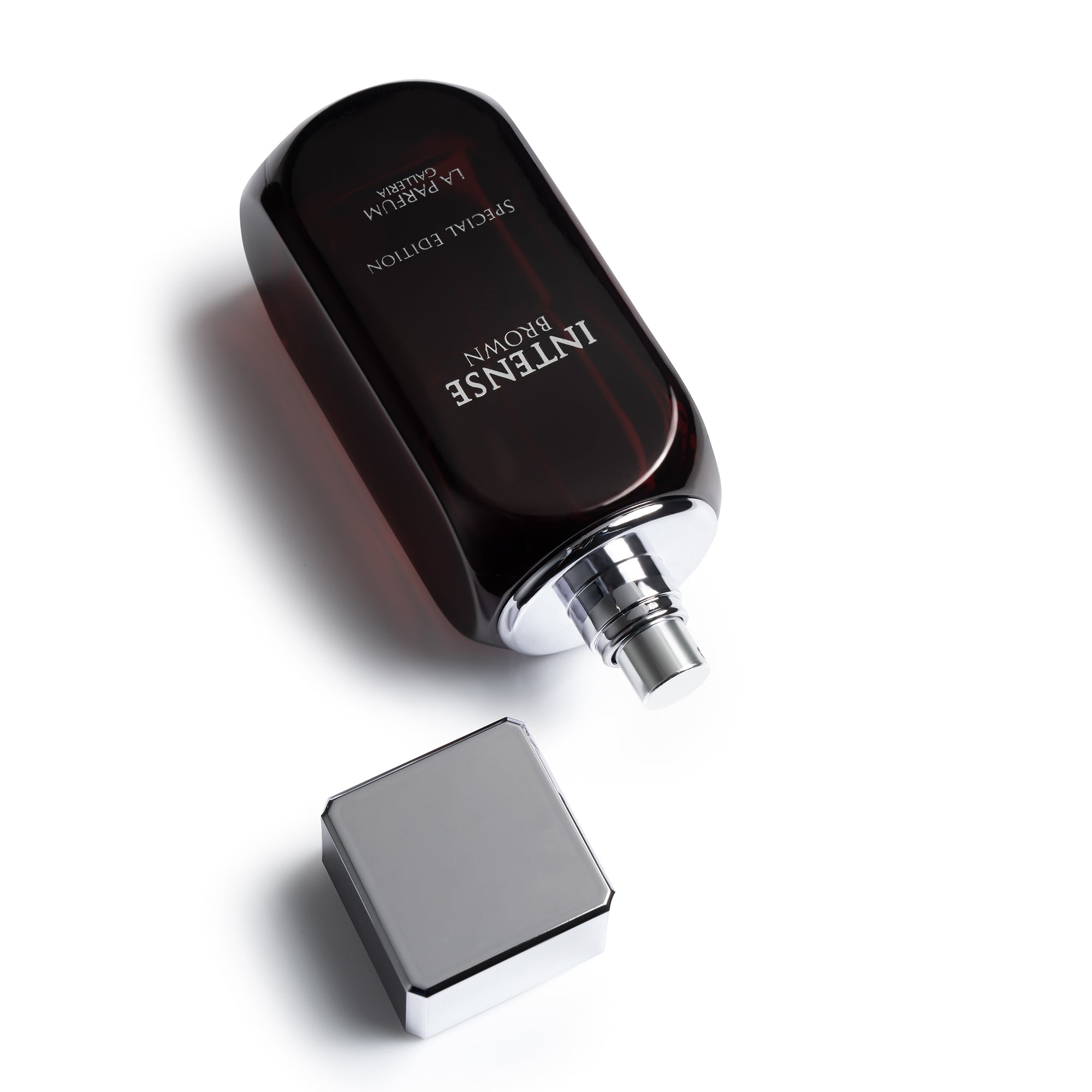 Intense Brown Perfume With Cap off By La Perfume Galleria