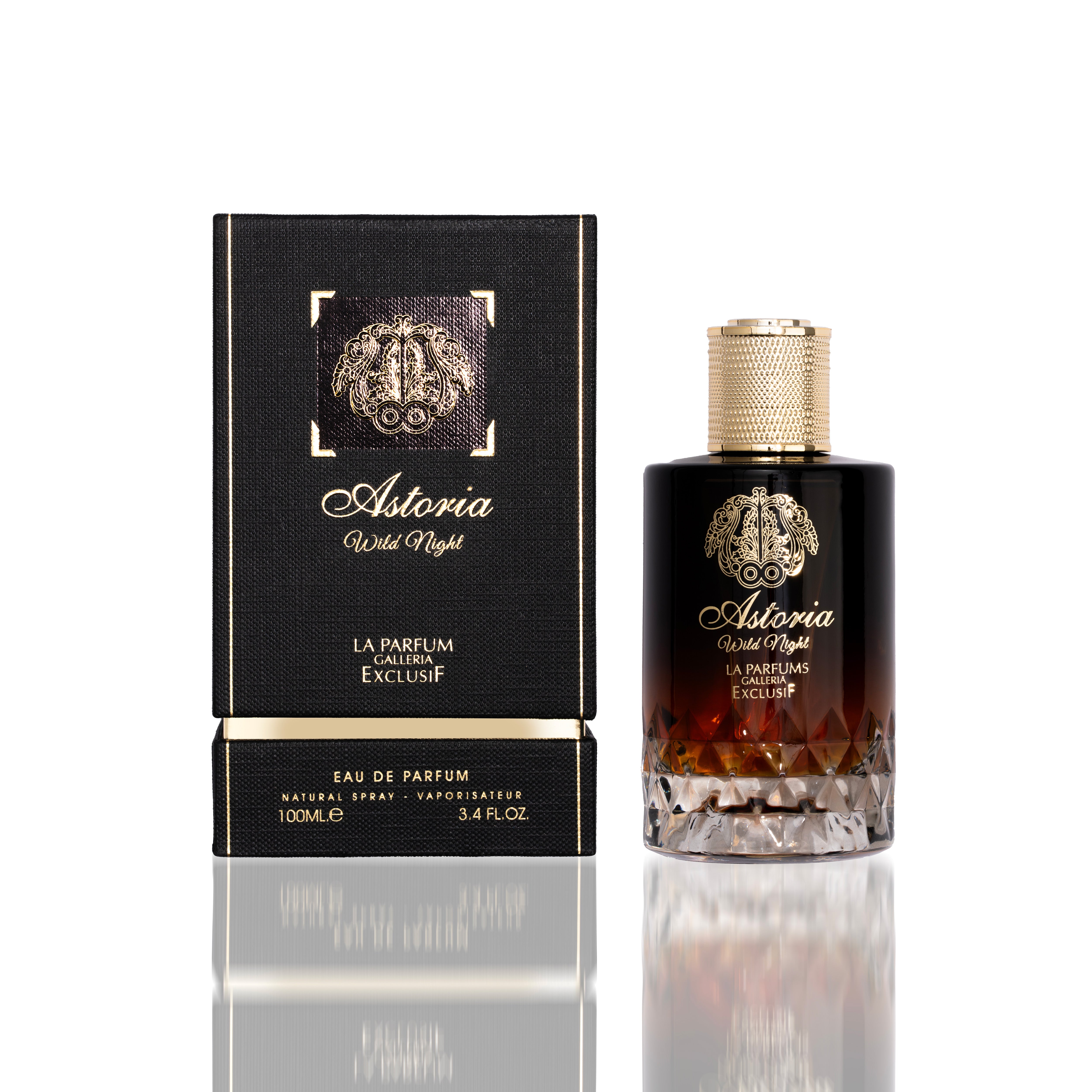 Astoria Wild Night Perfume Bottle and Box By La Parfum Galleria