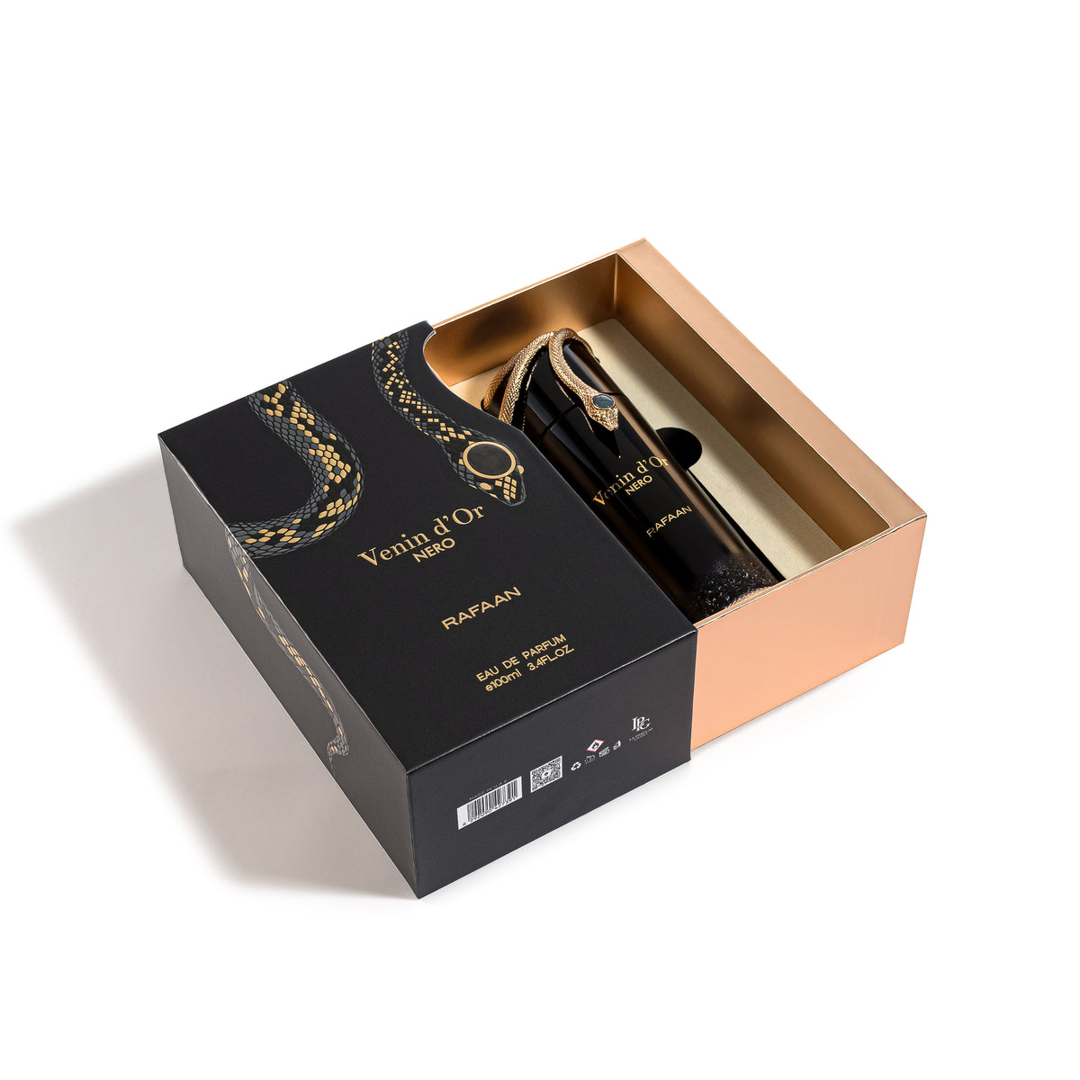 RAFAAN Venin d'Or Nero 100ml, bottle in presentation box