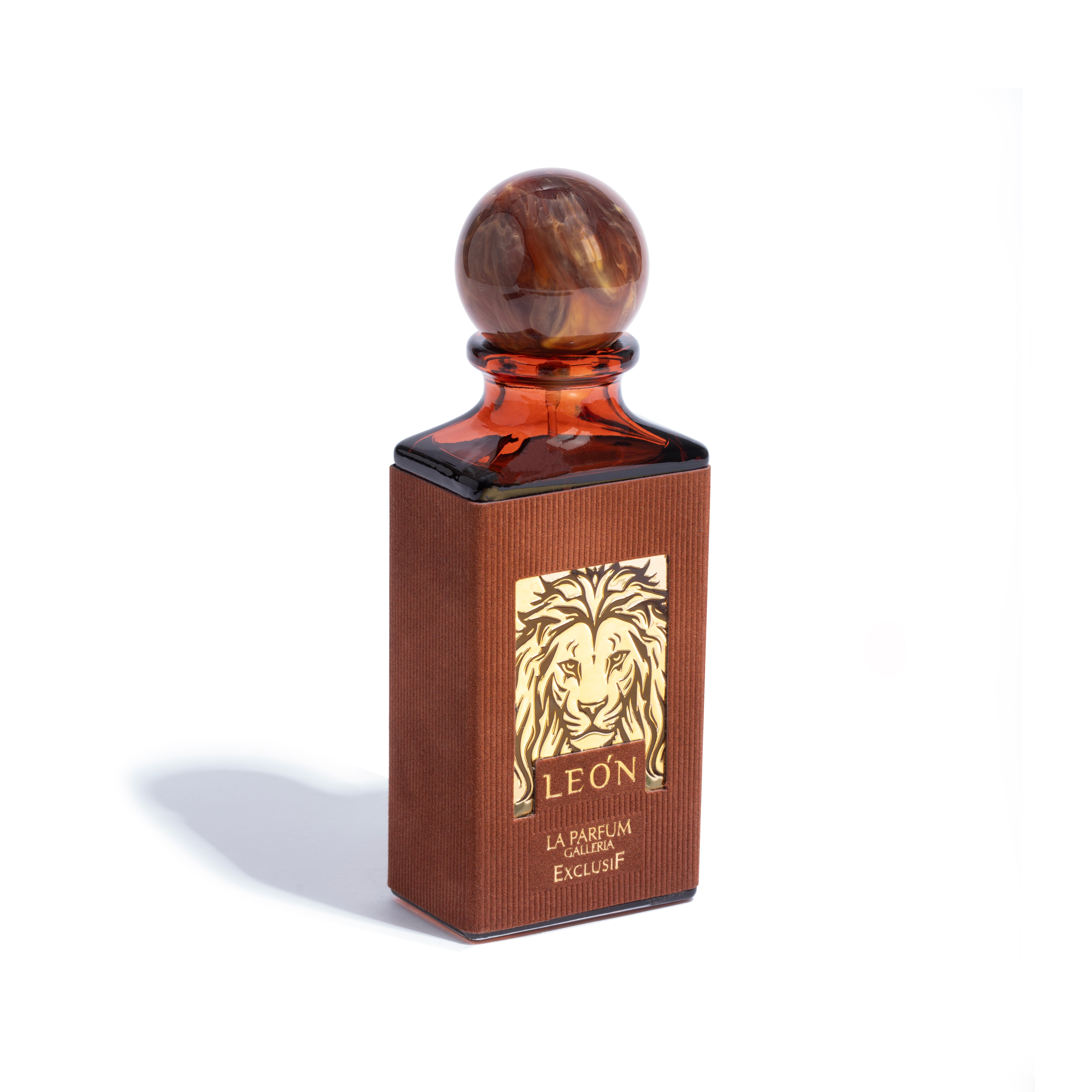 Leon Perfume Bottle Slightly Tilted By La Parfum Galleria