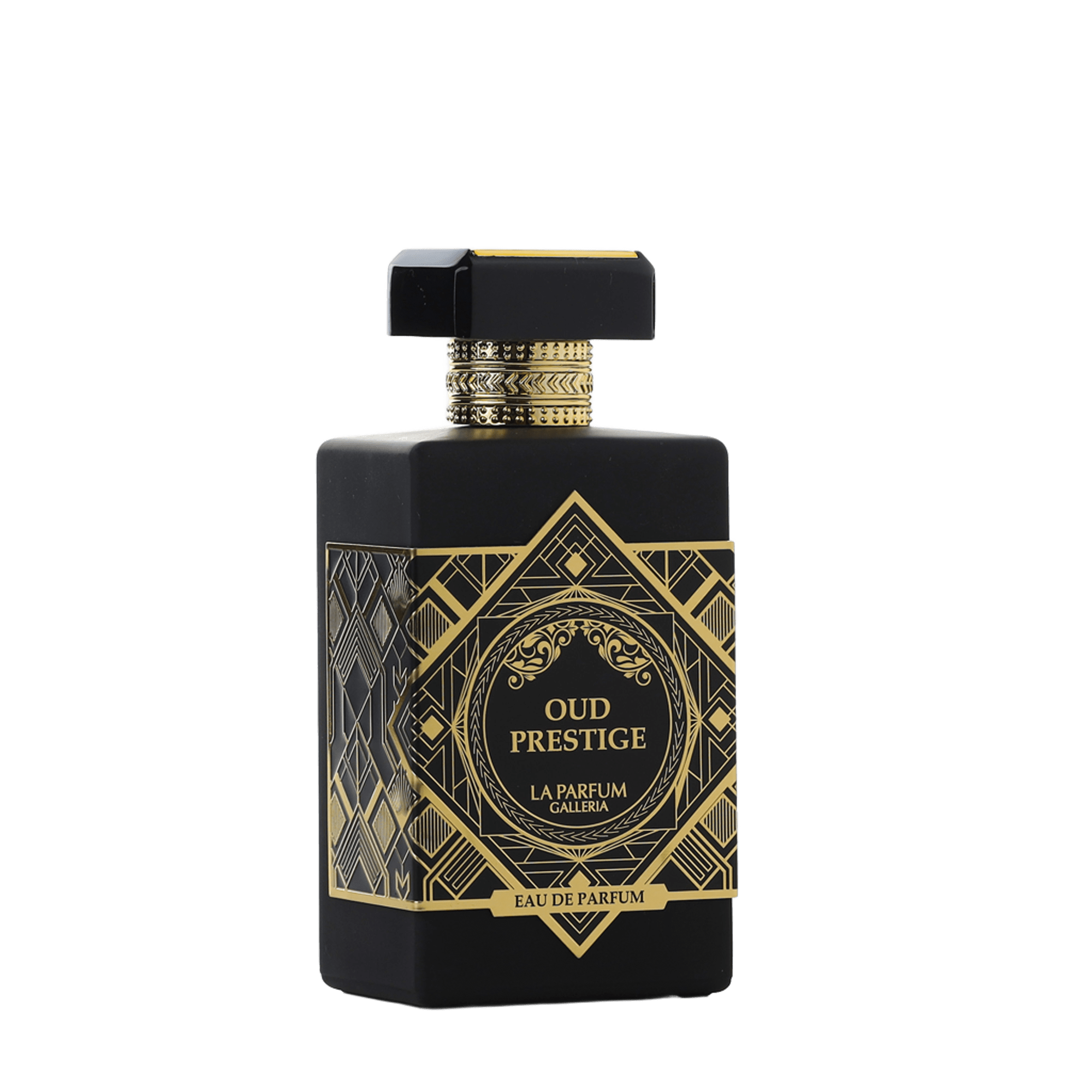 Oud Prestige Perfume Bottle Slightly Tilted By La Parfum Galleria