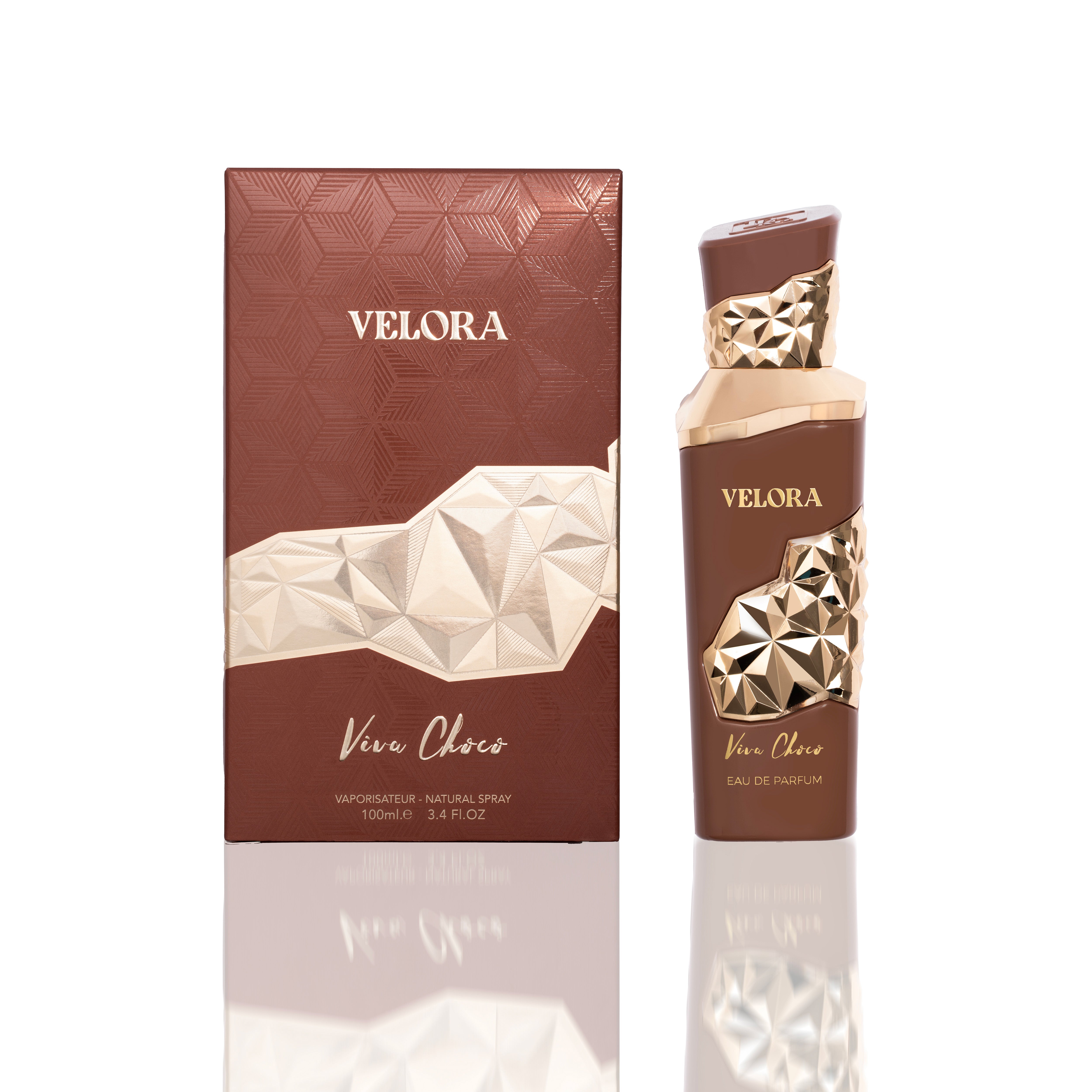Velora Viva Choco perfume Bottle And Box By La Parfum Galleria