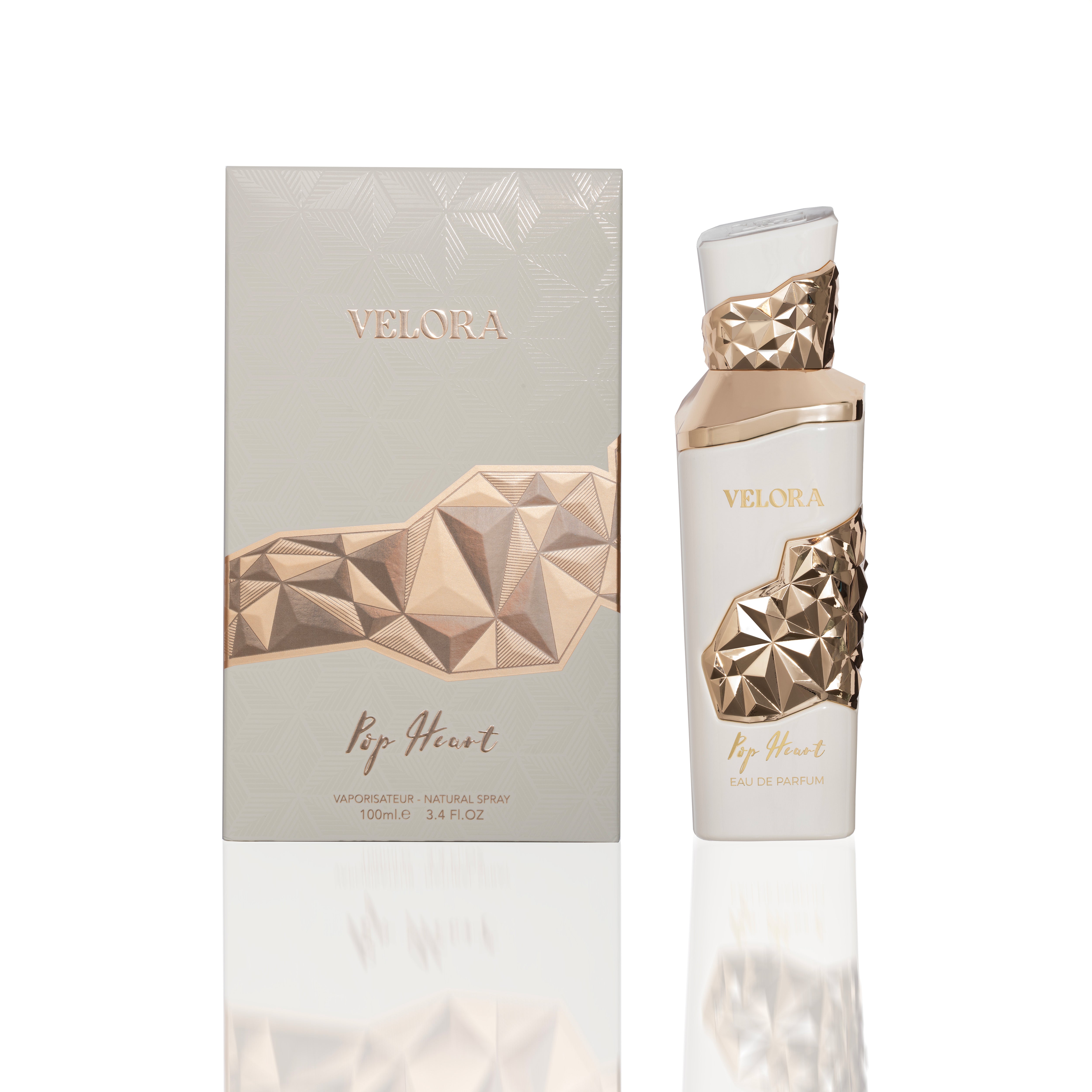 Velora Pop Heart Perfume Box And Bottle By La Parfum Galleria