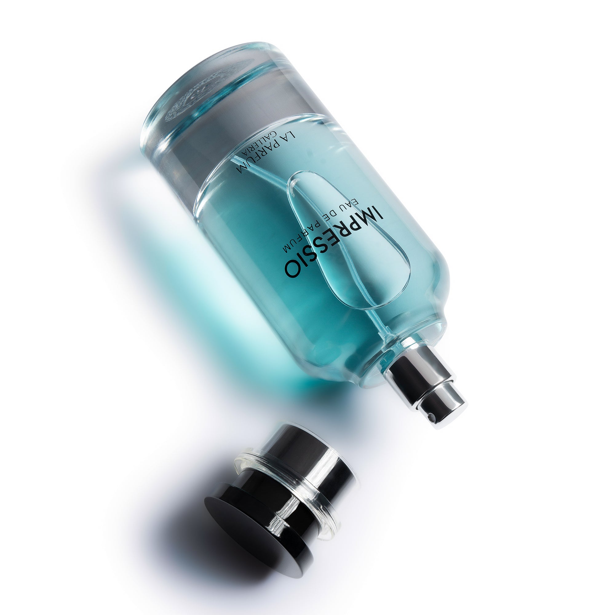 Impressio Perfume Bottle With Cap Off By La Parfum Galleria