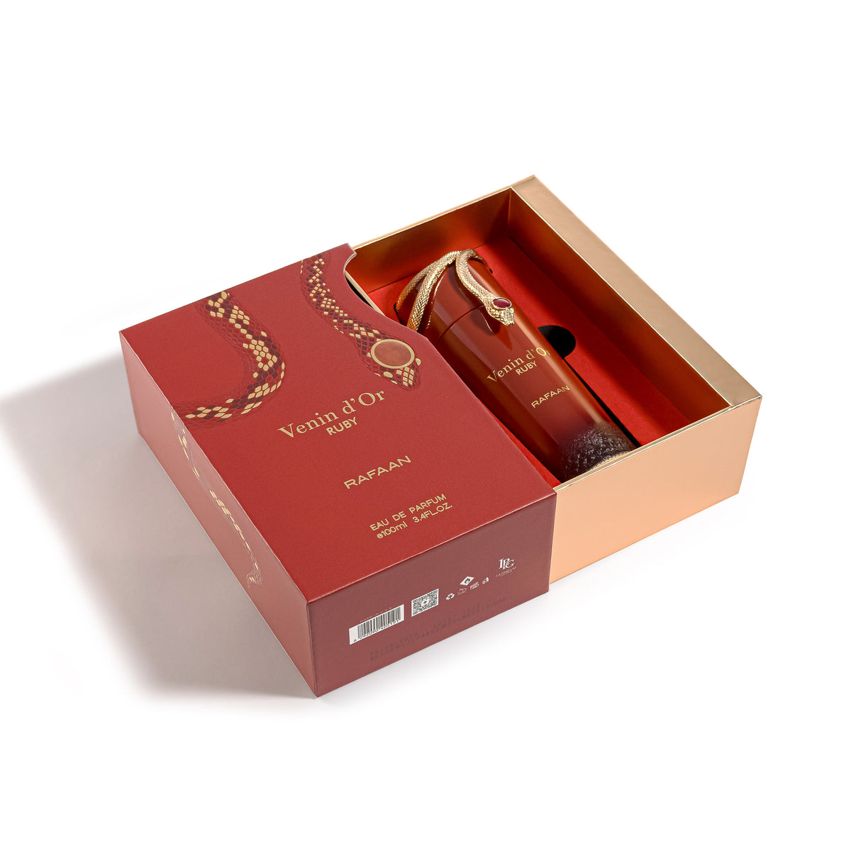 RAFAAN Venin d'Or Ruby 100ml, bottle in presentation box