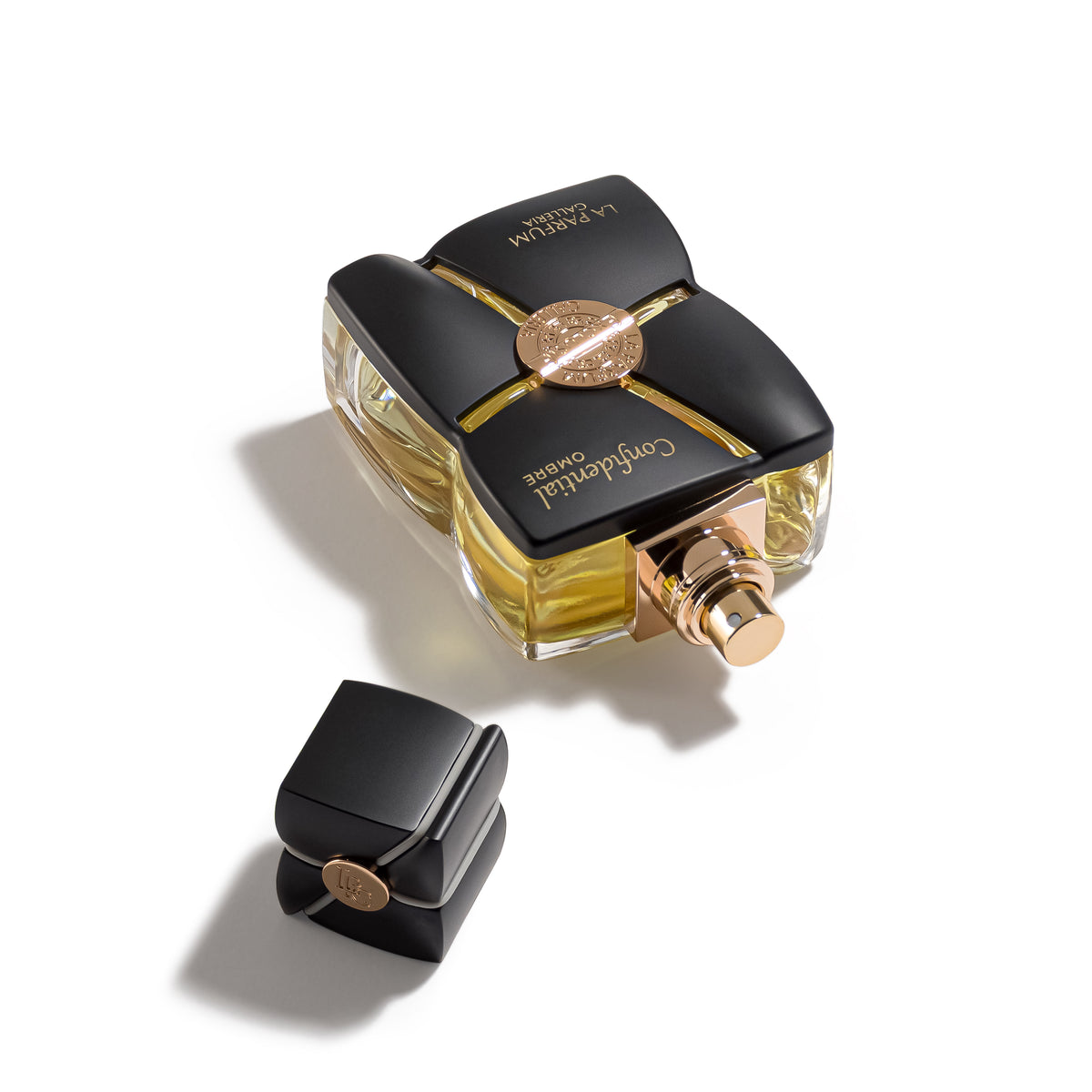 Confidential Ombre Eau de Parfum 100ml bottle with its cap removed on a white background