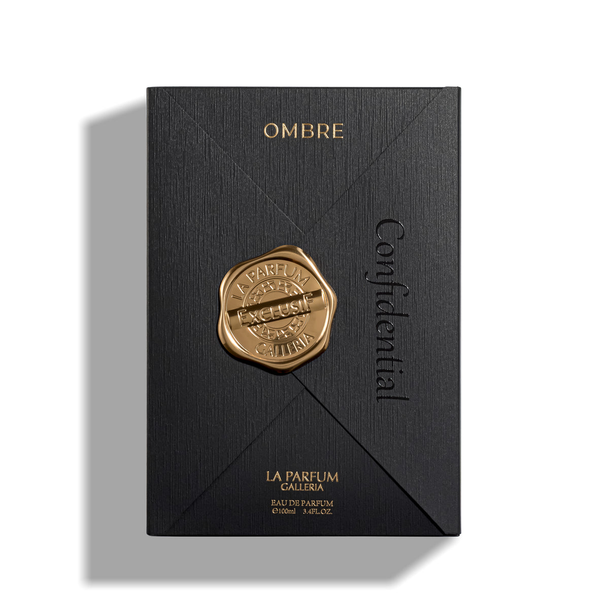 Confidential Ombre Eau de Parfum 100ml outer box on a white background