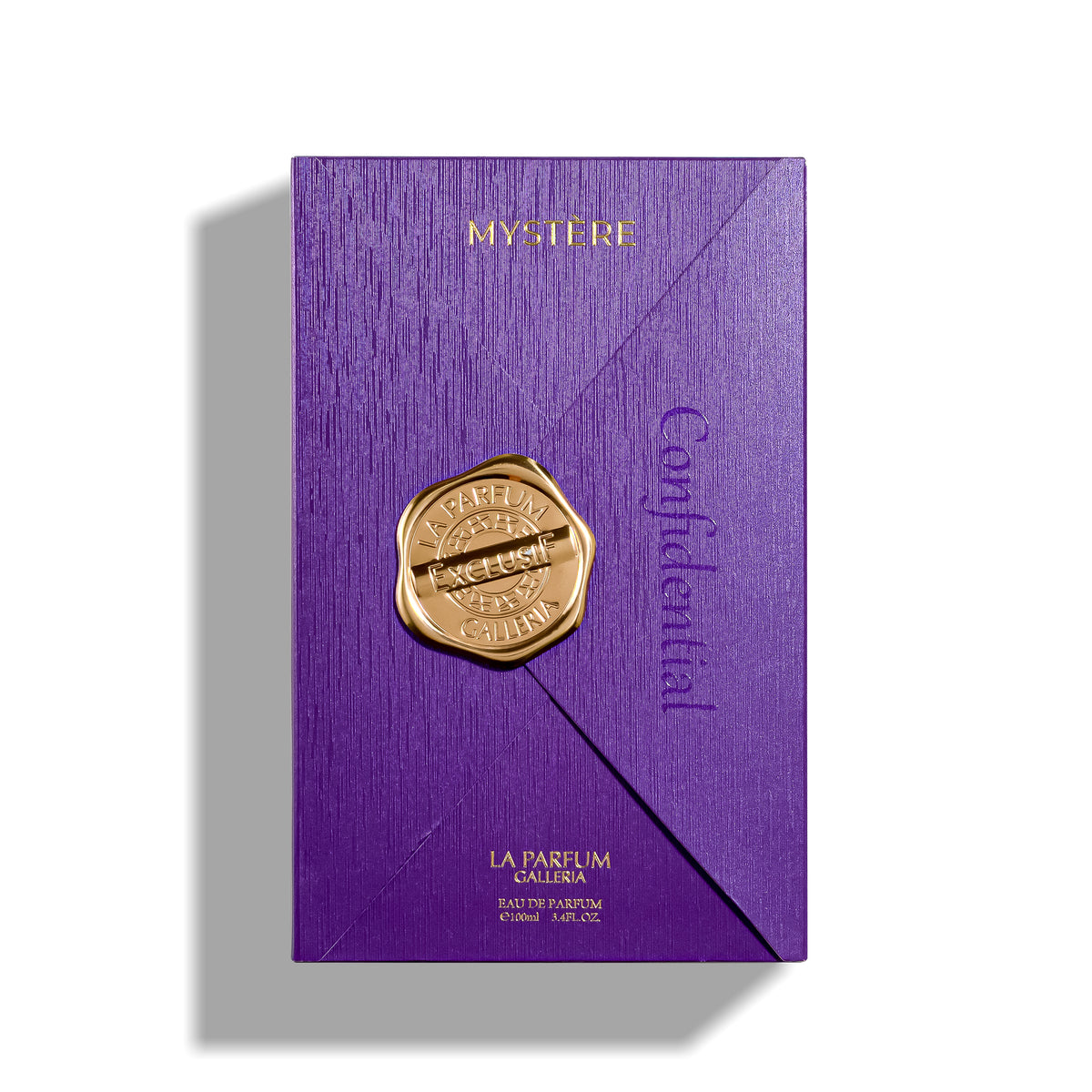 Confidential Mystère Eau de Parfum 100ml outer box on a white background