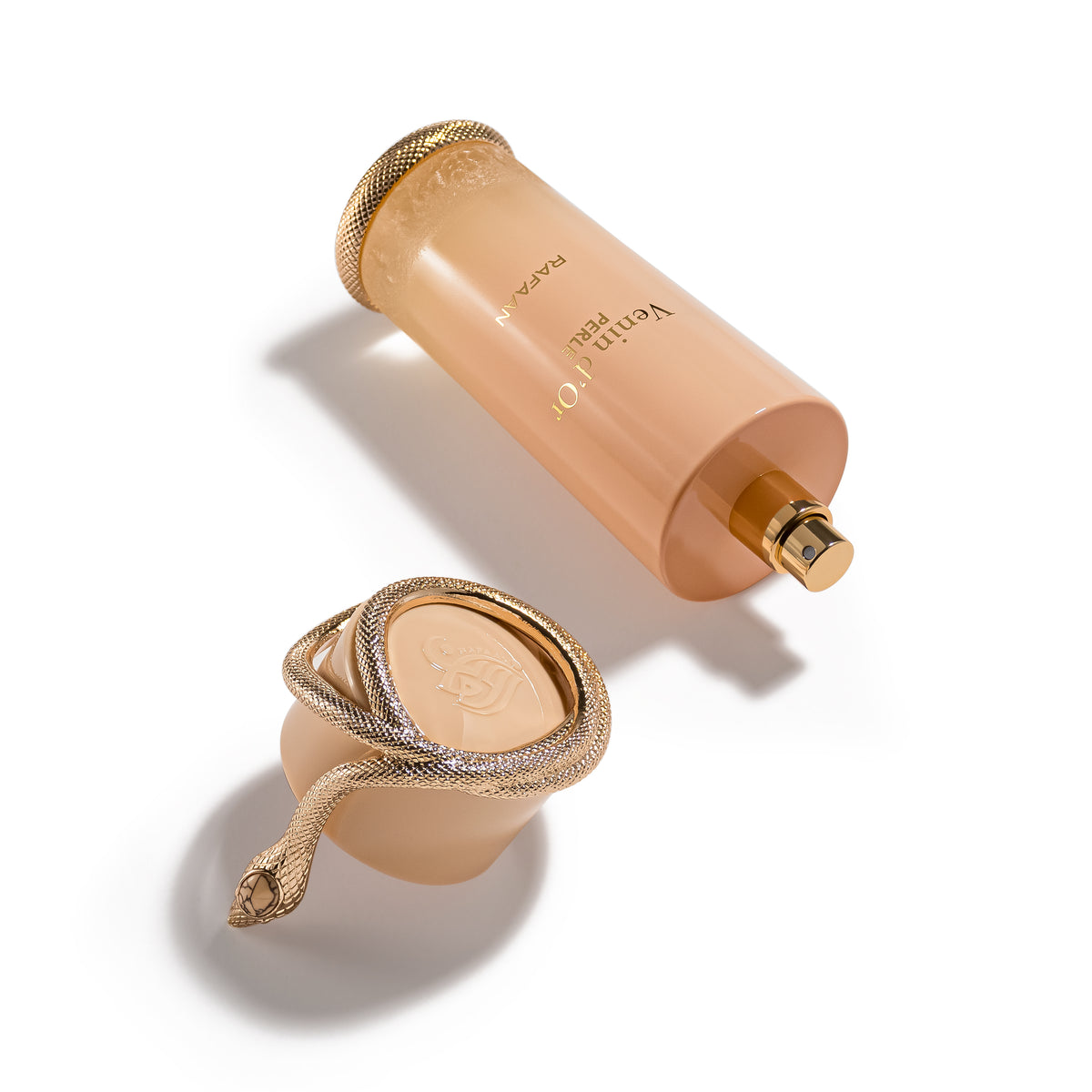 RAFAAN Venin d'Or Perle 100ml, bottle with cap removed