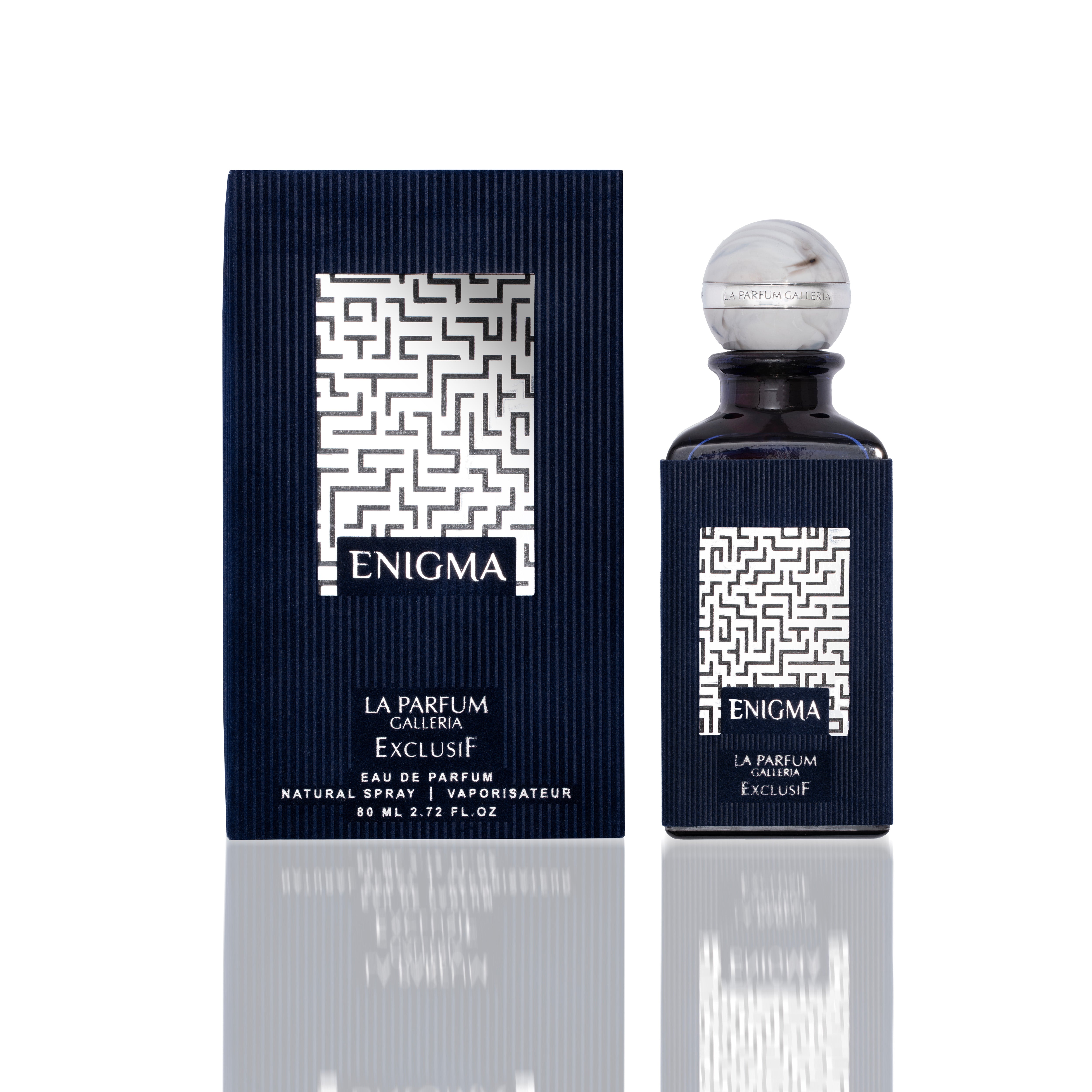 Enigma Perfume Bottle And Box By La Parfum Galleria