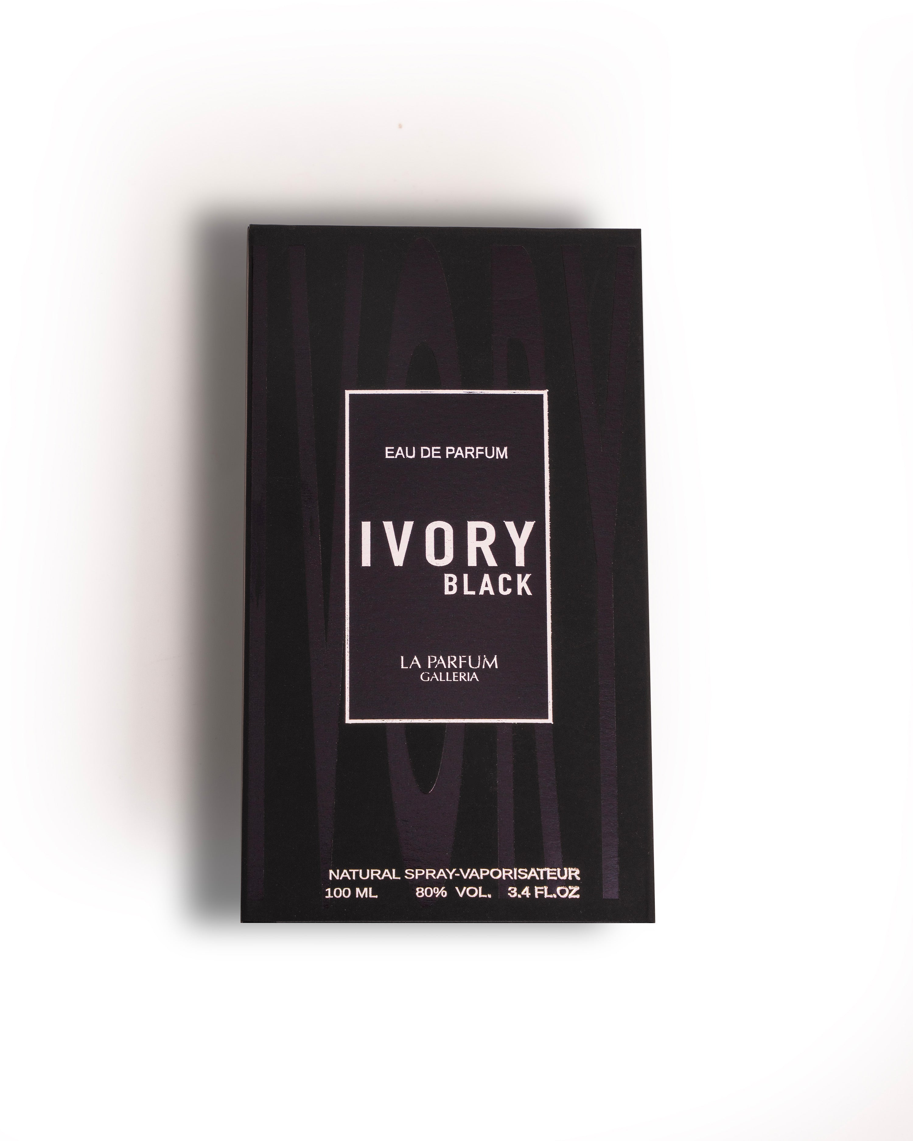 Ivory Black Perfume Box By La Parfum Galleria